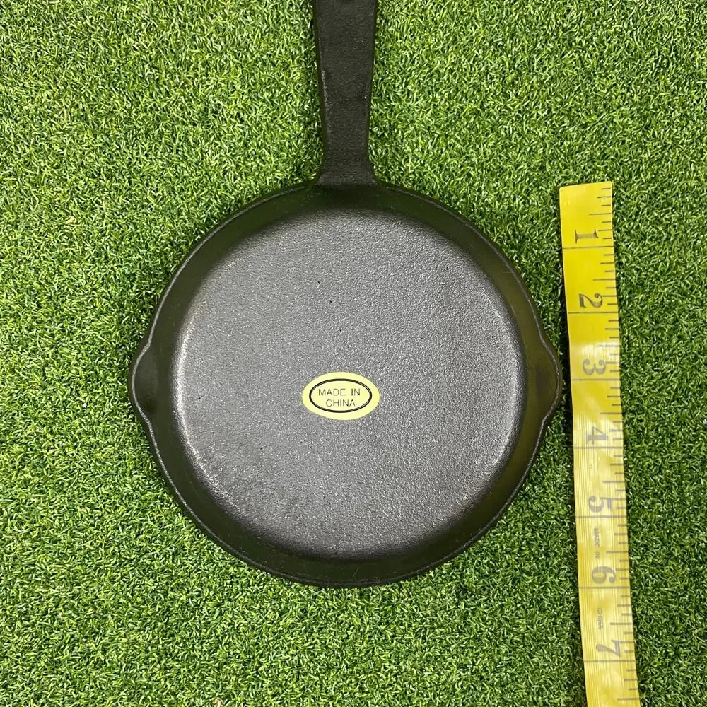Cast Iron Deep Skillet Black 6